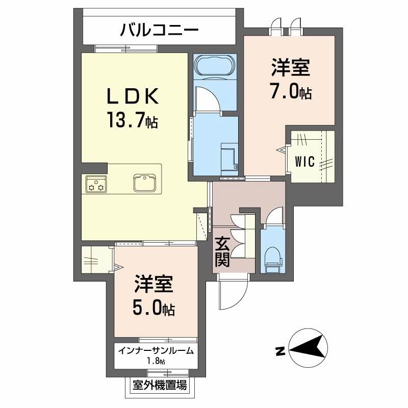 アンビエラ緑丘の間取り