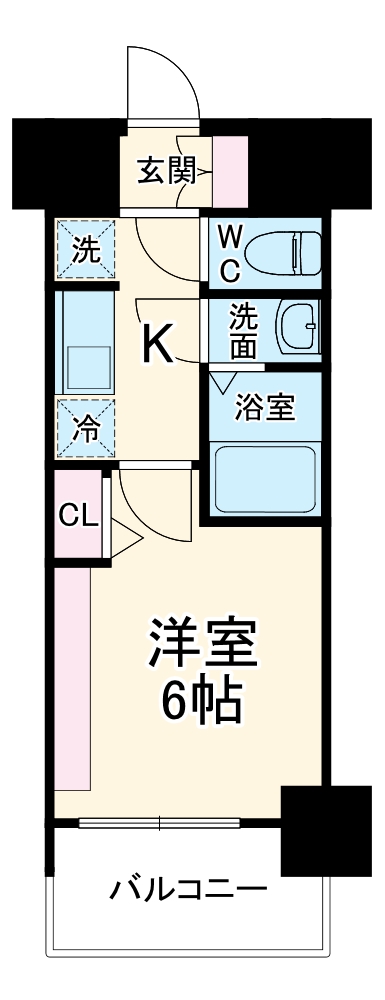 プレリス鶴見緑地グランガーデリアの間取り
