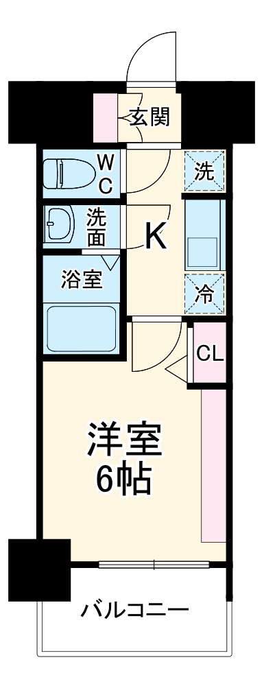 プレリス鶴見緑地グランガーデリアの間取り