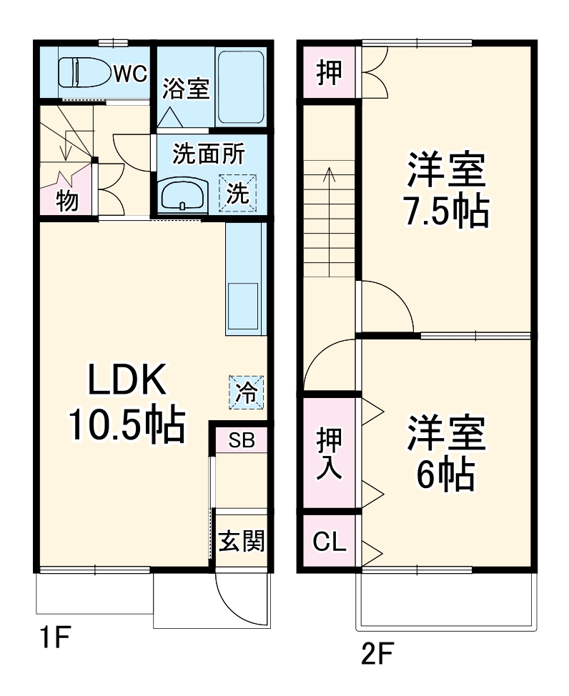 グラシアFIVEの間取り