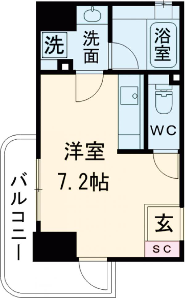 リヴェール池袋の間取り