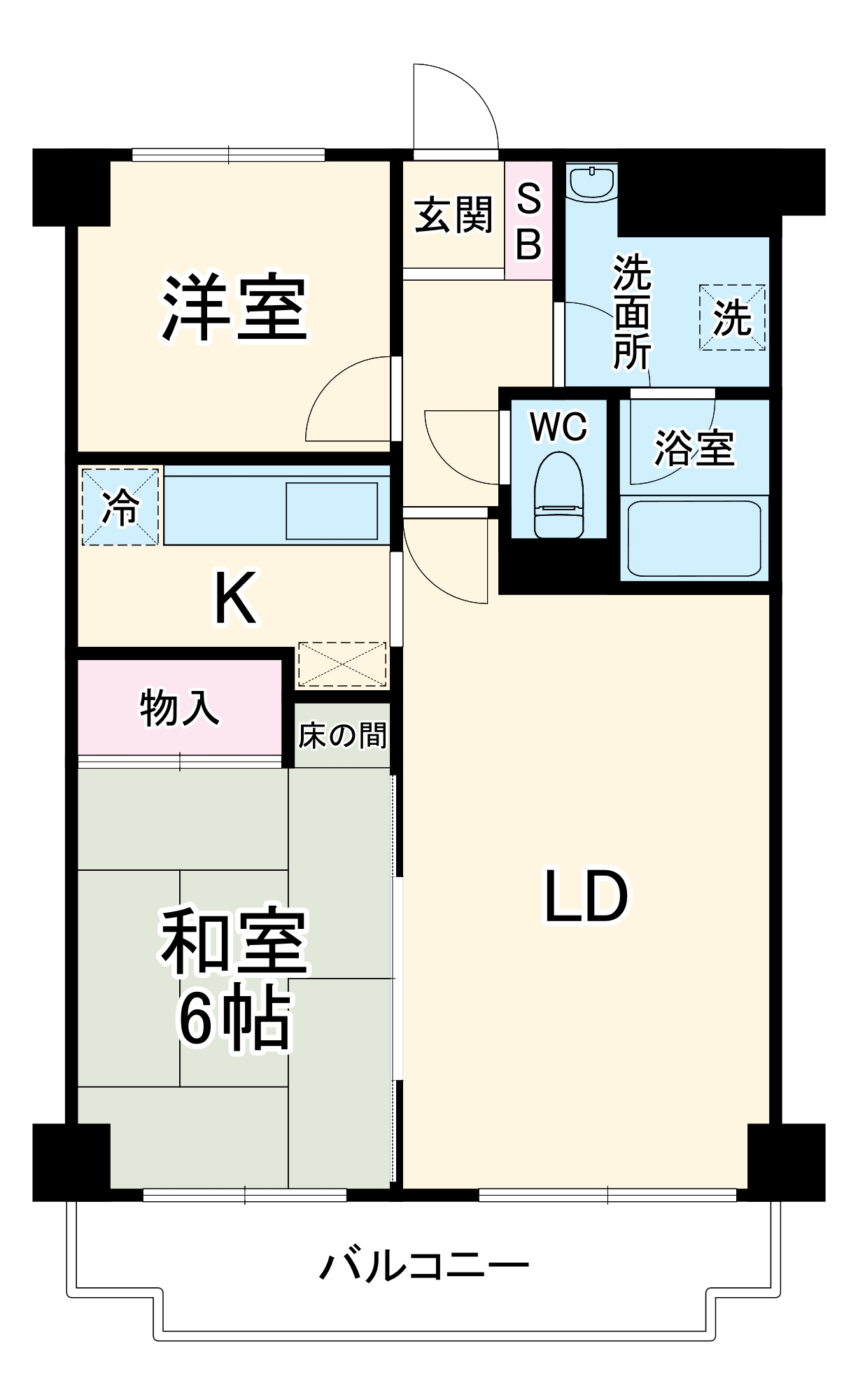 スクエアKの間取り