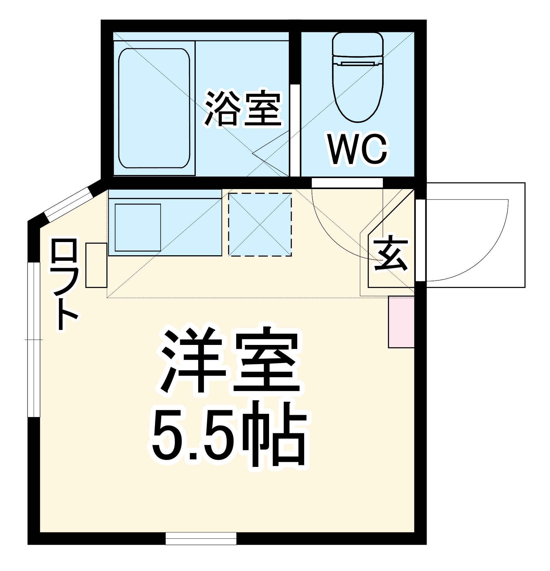 ユナイト黄金町ロザンナの杜の間取り