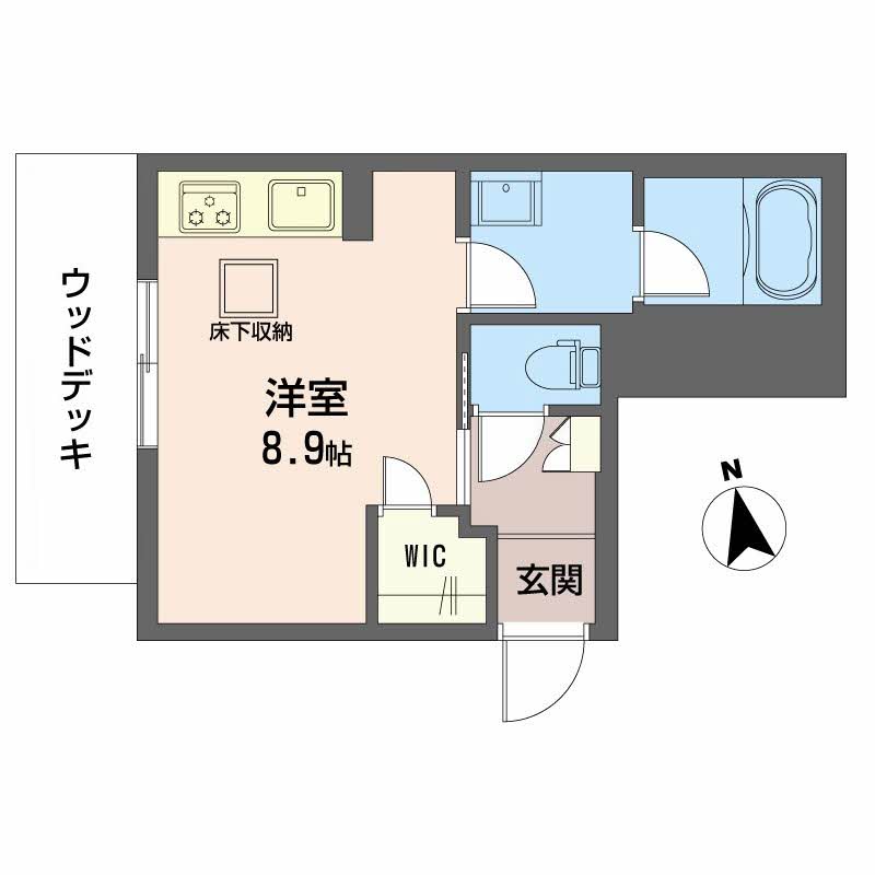 KIコーポレーション玉姓町の間取り