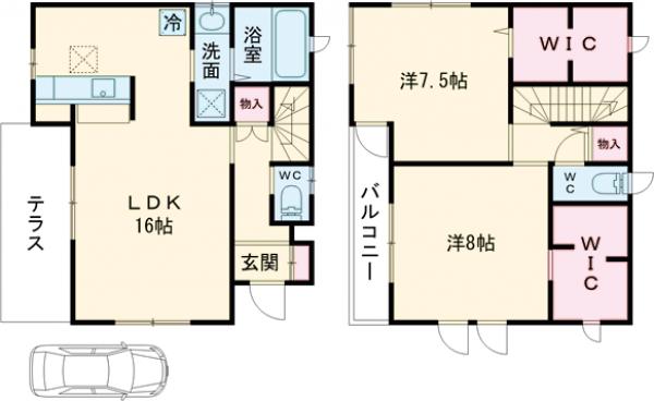 田端4丁目戸建の間取り