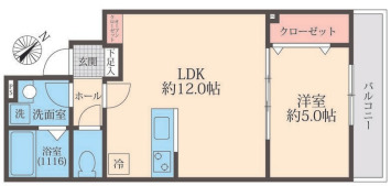 ミリアビタ稲毛東の間取り