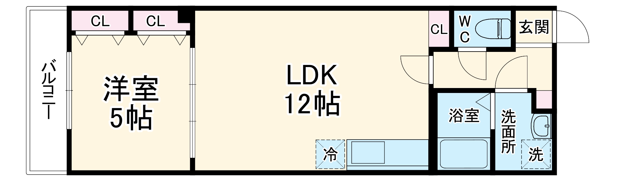 ミリアビタ稲毛東の間取り