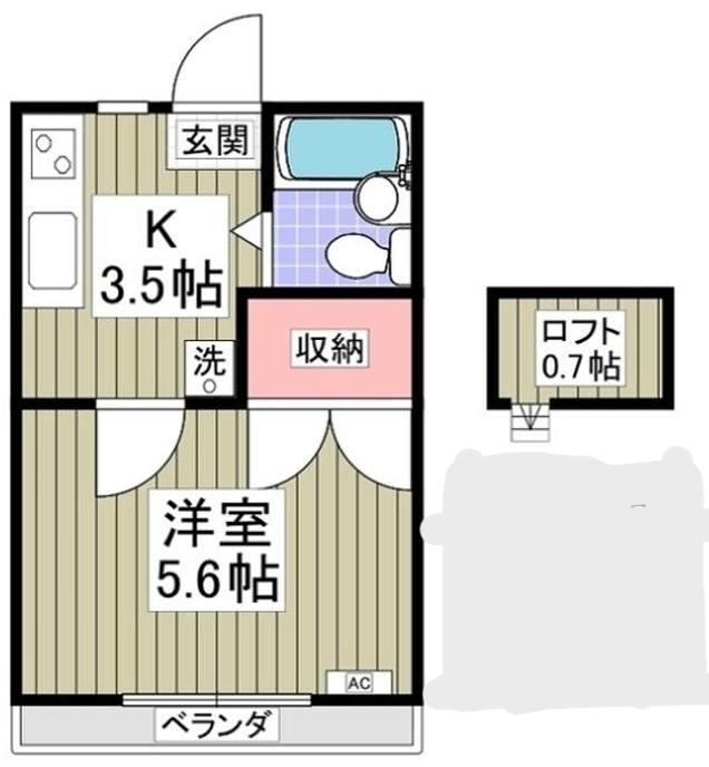 バーディーエイトの間取り