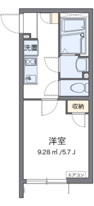 クレイノサンザシの間取り