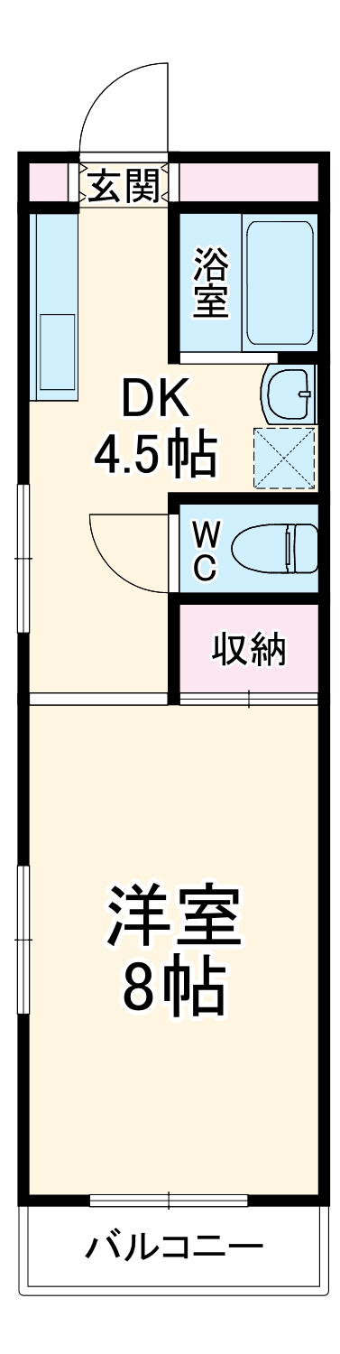 アベニュー湘南Ⅲの間取り