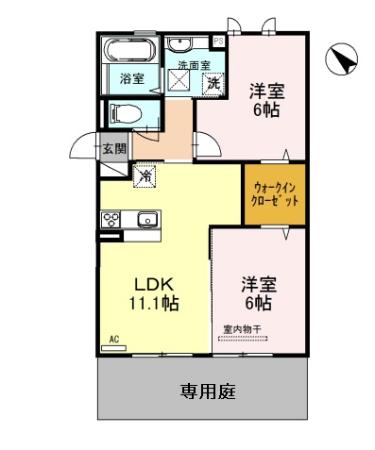 セジュール 優の間取り