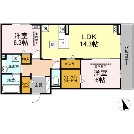 シングレイスの間取り
