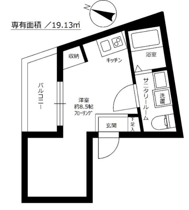 Prna Villaの間取り