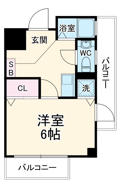 リッツ箕面の間取り