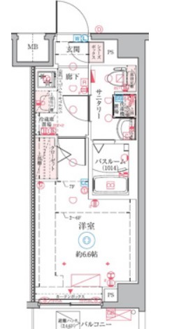 クレヴィスタ横浜矢向の間取り