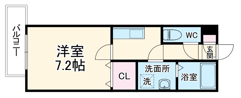 ジーメゾン八千代台北カルムの間取り