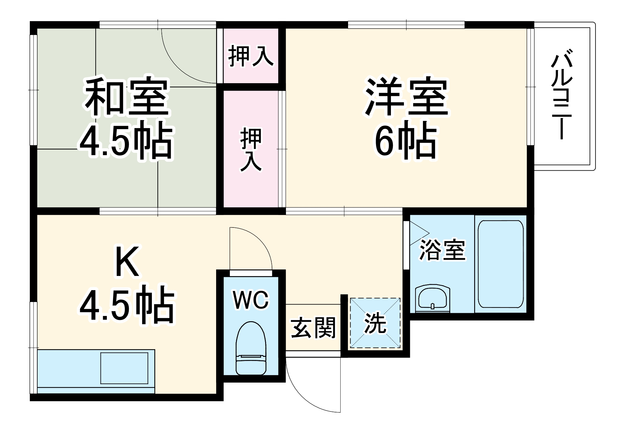 ファミールハイツの間取り