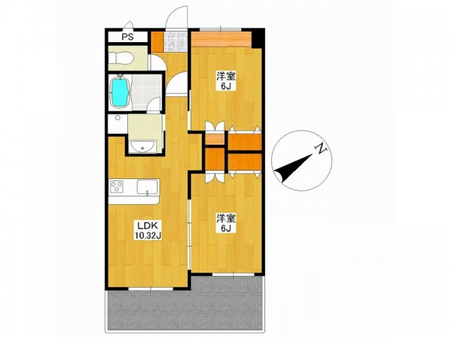 LuluOHANAの間取り