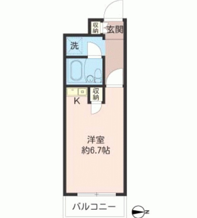 品川大井町スカイレジテルの間取り