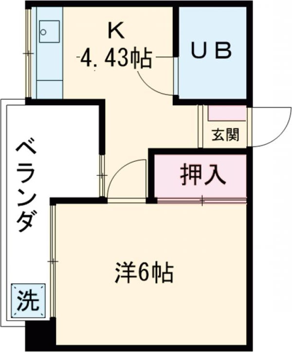 ライブイン野中の間取り
