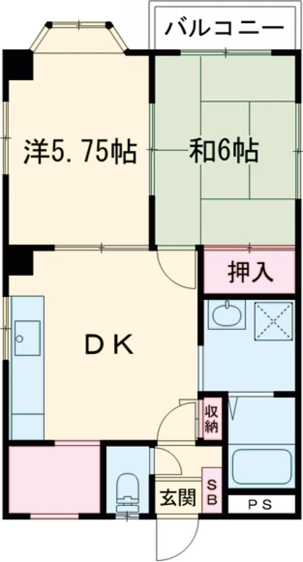 新井町マンション(仮)の間取り