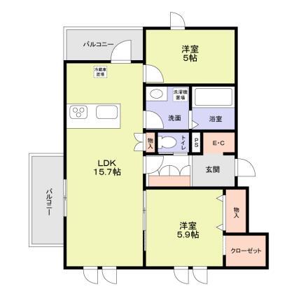 central crestの間取り