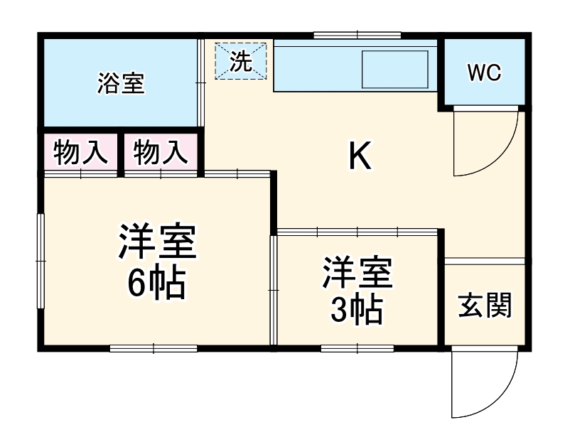 小野荘の間取り