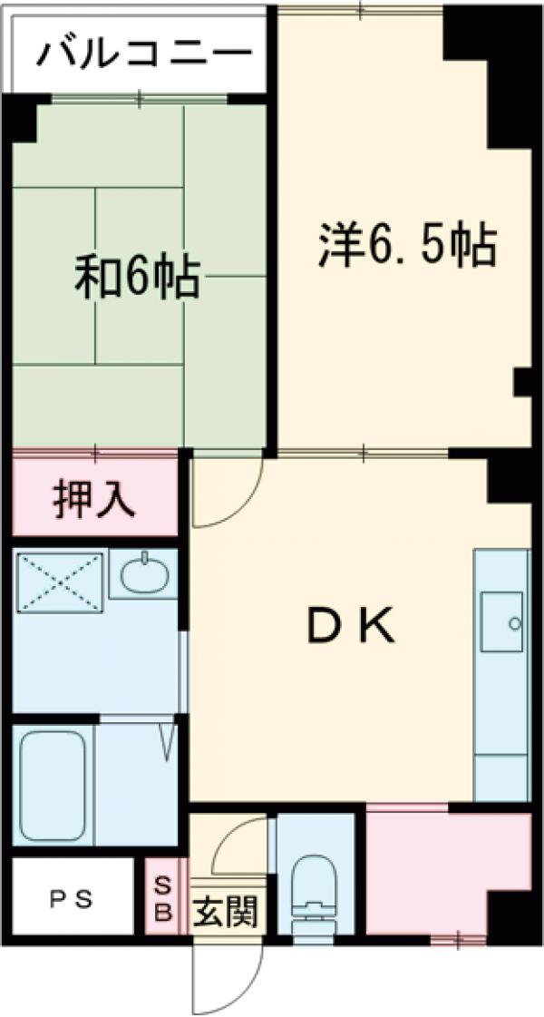 新井町マンション(仮)の間取り