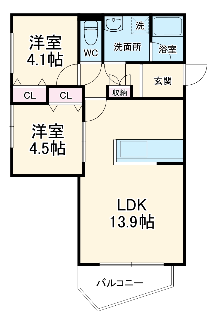 辻堂東海岸１丁目ｃｏａｓｔの間取り