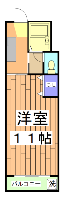 シュール西院の間取り