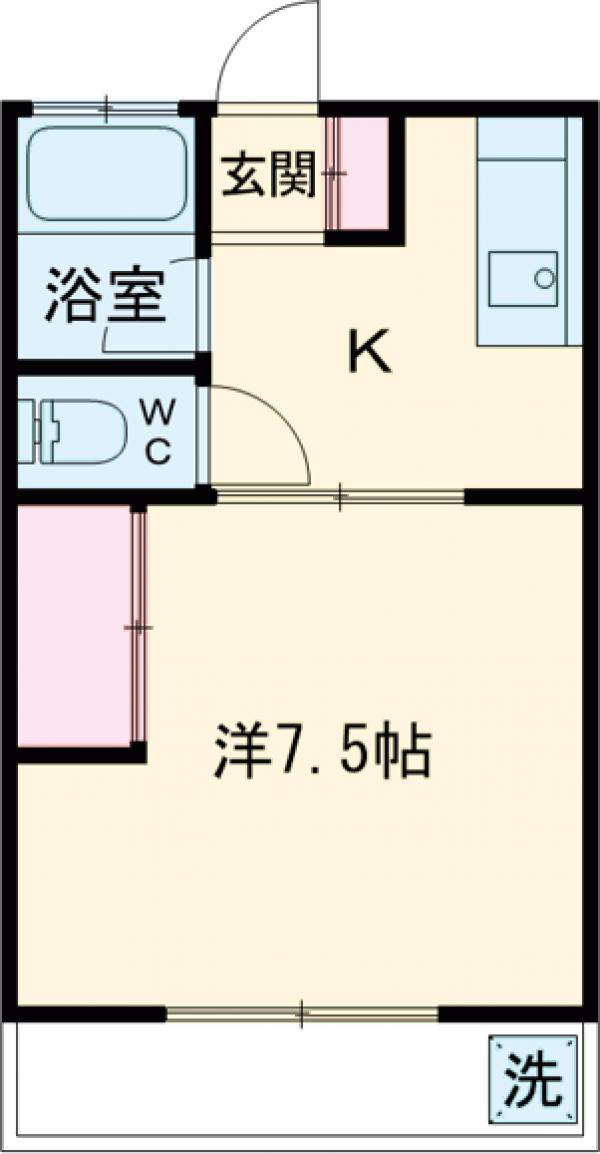 スカイハイツの間取り
