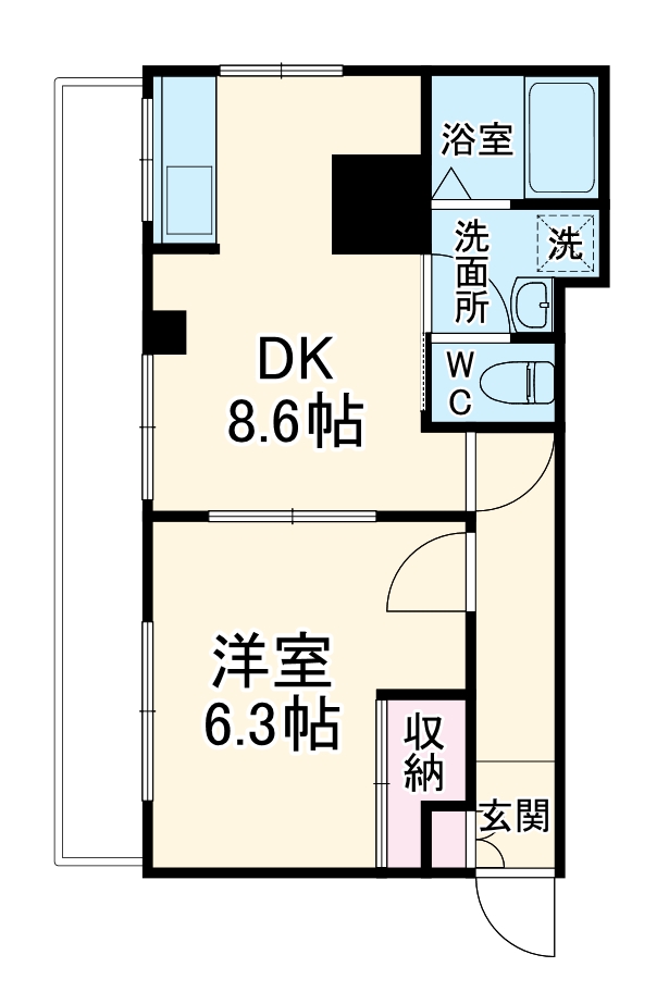 メディオJUNの間取り