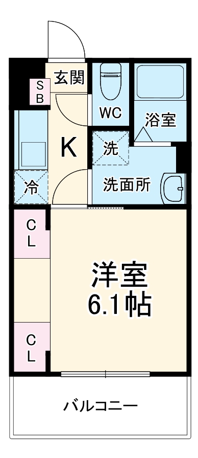 リブリ・津田沼Ⅱの間取り