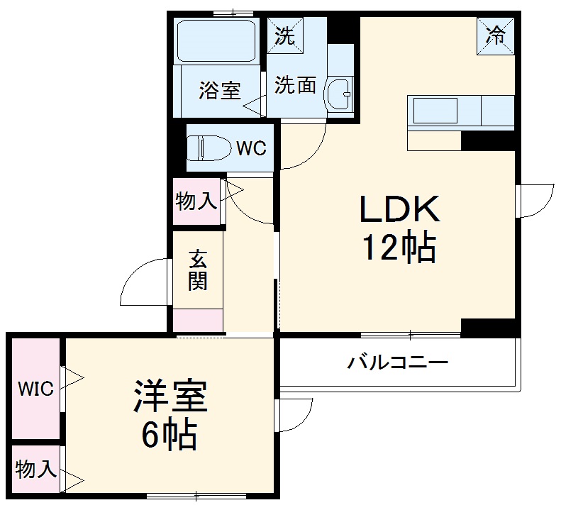 ベルフィーヌ東船橋の間取り