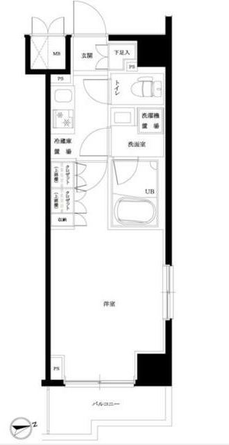 ルーブル川崎神明町の間取り