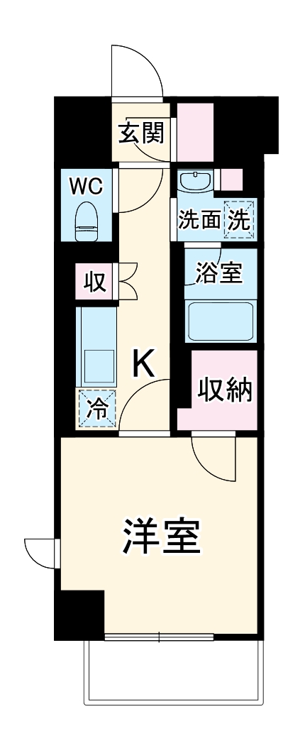 パークアクシス名駅南グランデの間取り