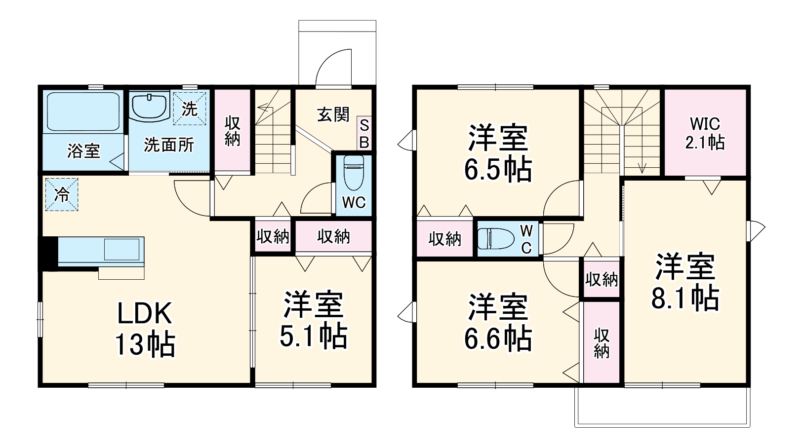 エルメゾン松ケ丘の間取り