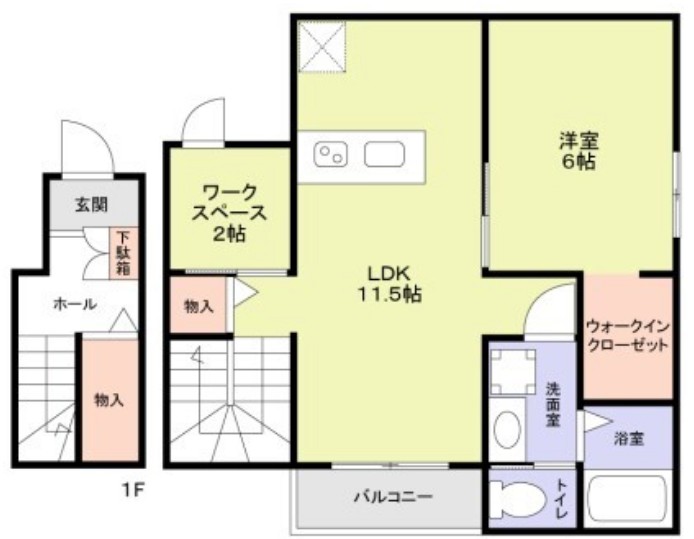 フラット高井戸東の間取り