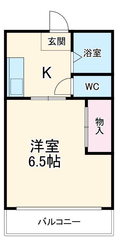 コーポ井村 B棟の間取り