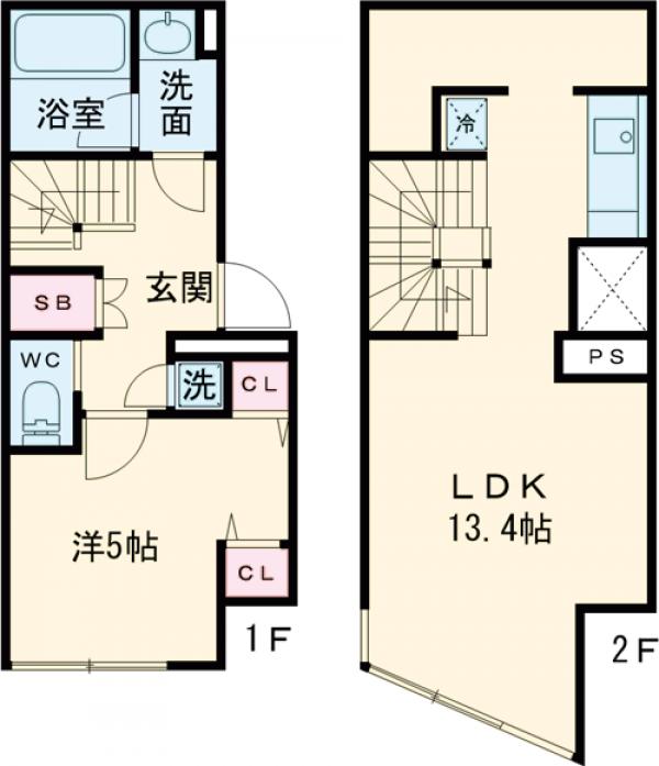 プラティーク中野坂上の間取り