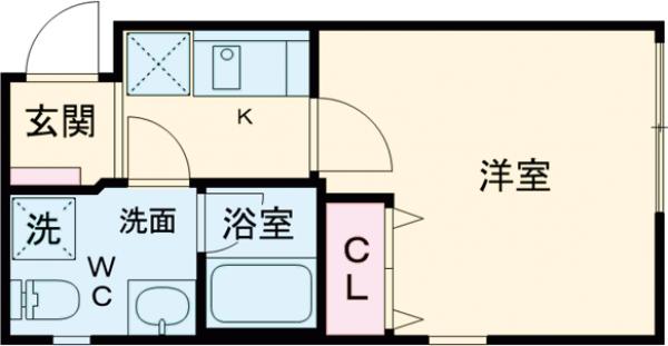 EXENTIAーNISHIARAIの間取り
