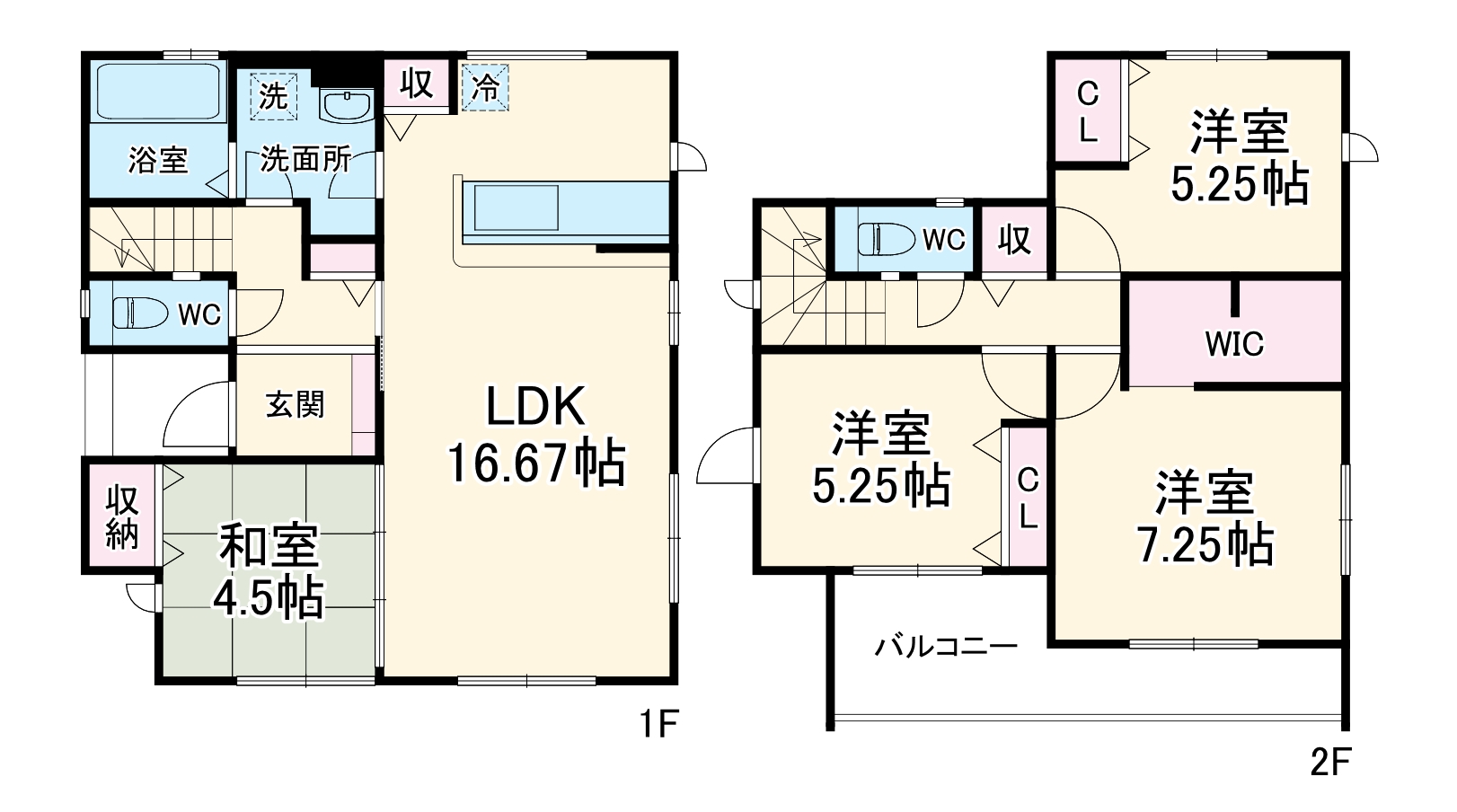 船橋市大穴北4丁目Ⅱ戸建の間取り