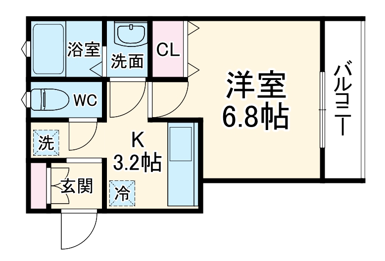 スリール萱島東の間取り