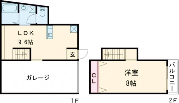カーサフォレスト西賀茂の間取り