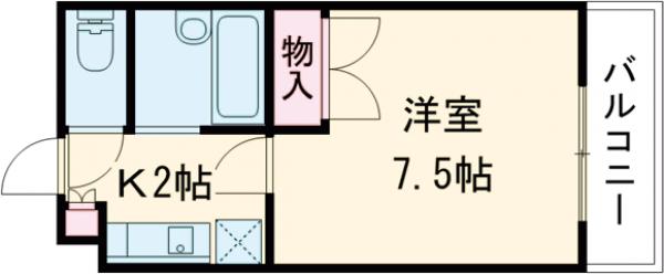 カーサフォレスト西賀茂の間取り