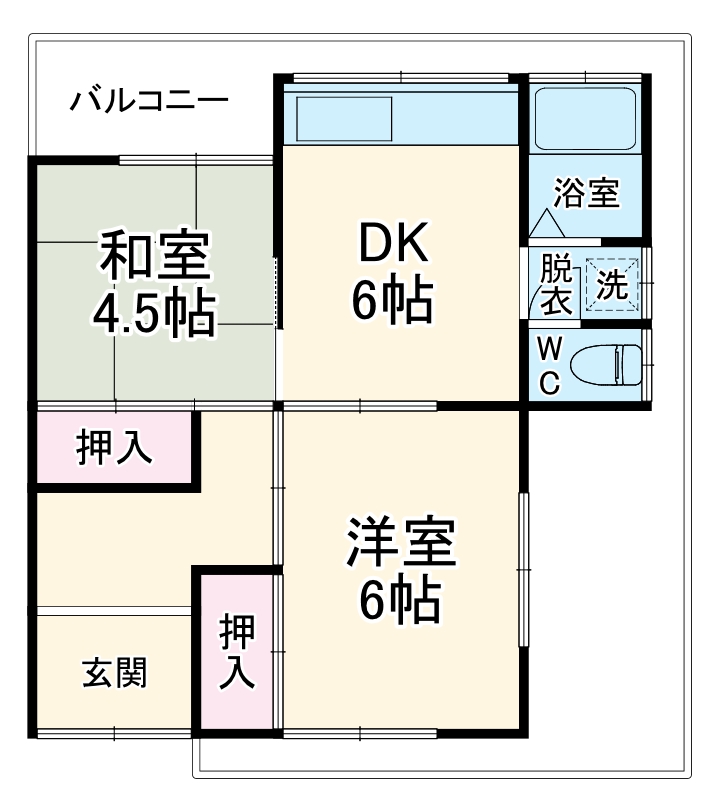 テラス吉野1.2.3の間取り