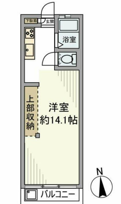 日吉ときわ台コーポの間取り