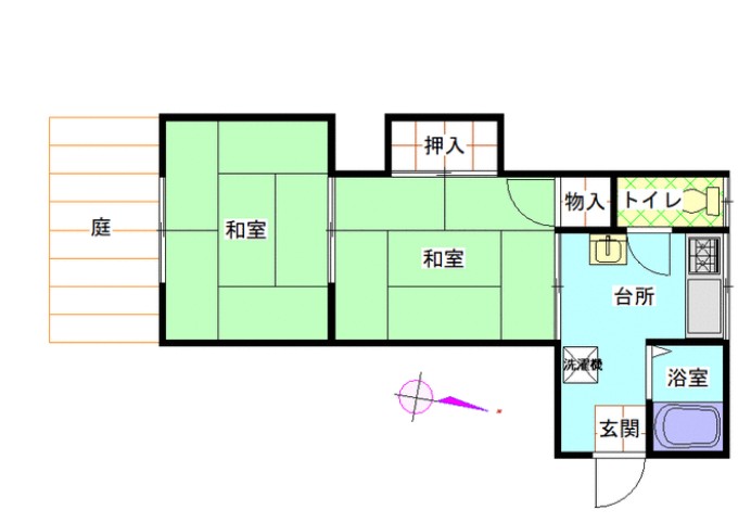 めぐみハイツの間取り