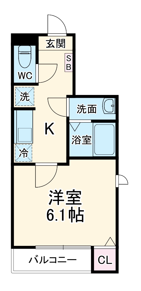 レガーロ藤崎の間取り