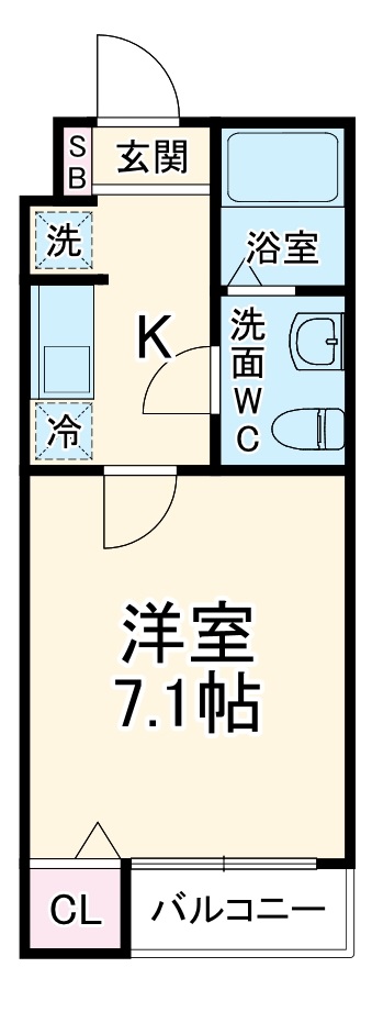 レガーロ藤崎の間取り